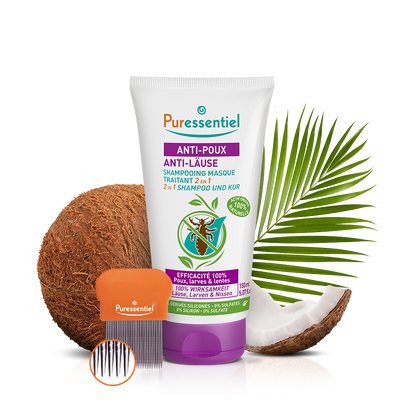Anti-Läuse 2 in 1 Shampoo und Kur mit Kamm